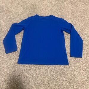 Cat & Jack Vibrant Royal Blue Long Sleeve Tee. Boys 6/7